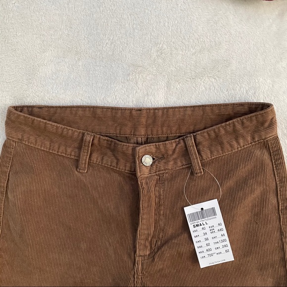 BNWT Brandy Melville Aliyah Corduroy Pants - Picture 2 of 3